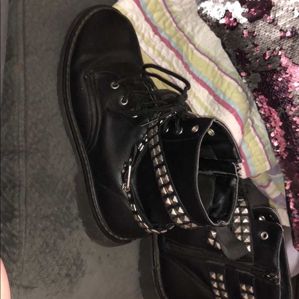 Biker style boots
